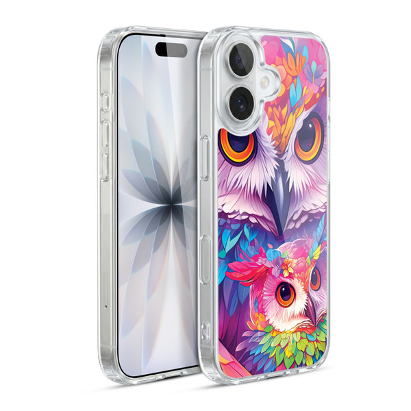 Michael David Ward Animals Owl Love You Forever Soft Gel Case for Apple iPhone 17