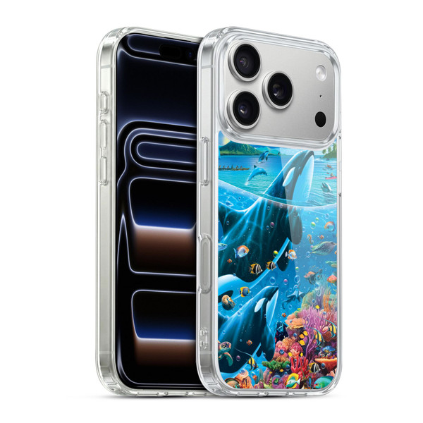 Michael David Ward Animals Sea Tales Soft Gel Case for Apple iPhone 17 Pro