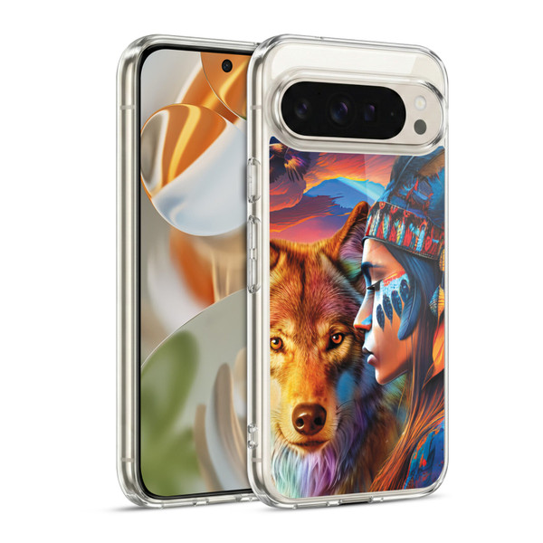 Michael David Ward Animals Wolf Soft Gel Case for Google Pixel 9 / Pixel 9 Pro