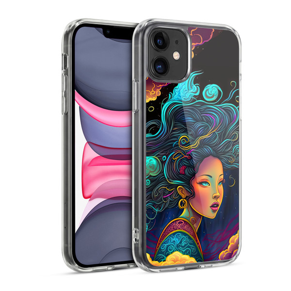 Wumples Cosmic Arts Cloud Goddess Soft Gel Case for Apple iPhone 11