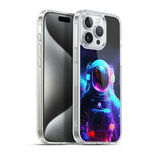 Wumples Cosmic Arts Astronaut Soft Gel Case for Apple iPhone 15 Pro Max & MagSafe