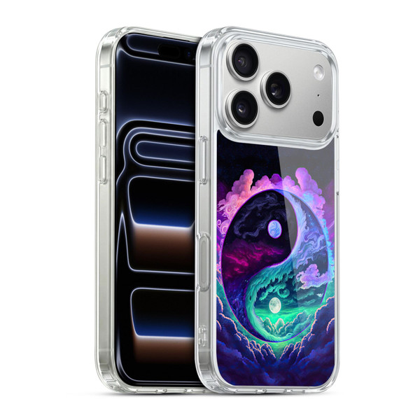 Wumples Cosmic Arts Clouded Yin Yang Soft Gel Case for Apple iPhone 17 Pro