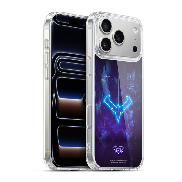 Gotham Knights Character Art Nightwing Soft Gel Case for Apple iPhone 17 Pro Max