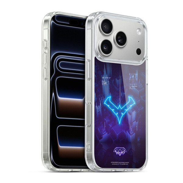 Gotham Knights Character Art Nightwing Soft Gel Case for Apple iPhone 17 Pro