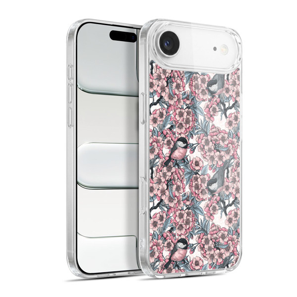Katerina Kirilova Floral Patterns Red Hibiscus Soft Gel Case for Apple iPhone 17 Air