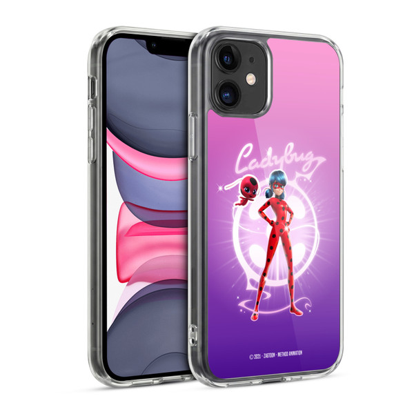 Miraculous Ladybug Graphics Ladybug Soft Gel Case for Apple iPhone 11