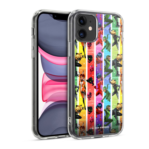 Miraculous Ladybug Graphics Pattern Soft Gel Case for Apple iPhone 11
