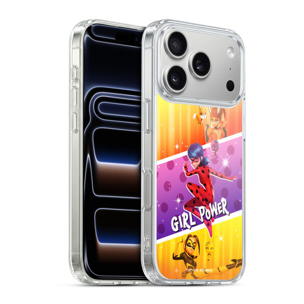 Miraculous Ladybug Graphics Girl Power Soft Gel Case for Apple iPhone 17 Pro