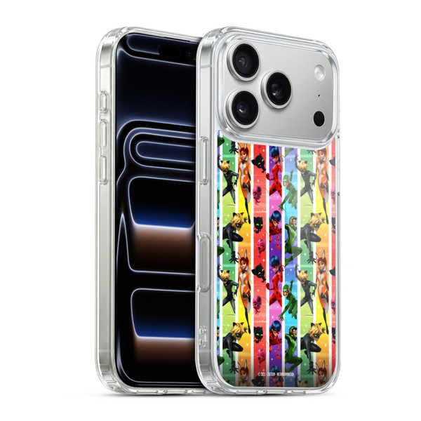 Miraculous Ladybug Graphics Pattern Soft Gel Case for Apple iPhone 17 Pro