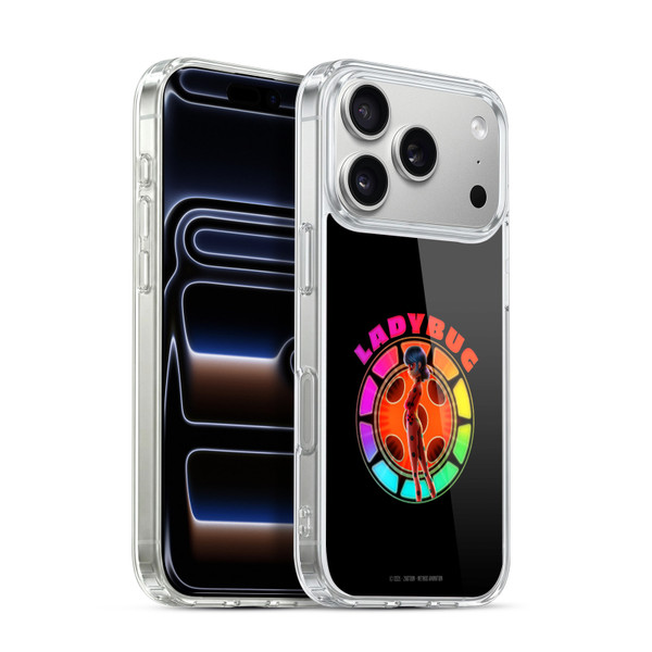Miraculous Ladybug Graphics Rainbow Soft Gel Case for Apple iPhone 17 Pro