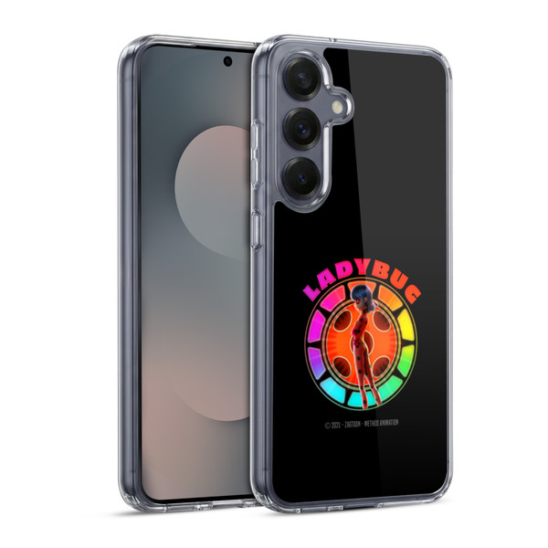 Miraculous Ladybug Graphics Rainbow Soft Gel Case for Samsung Galaxy S25 & MagSafe