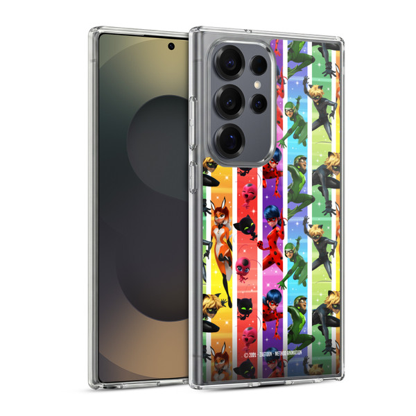 Miraculous Ladybug Graphics Pattern Soft Gel Case for Samsung Galaxy S25 Ultra & MagSafe