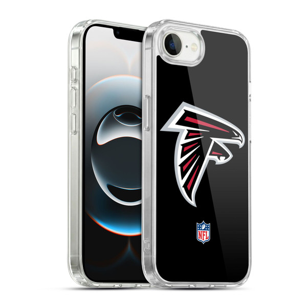 NFL Atlanta Falcons Logo Plain Soft Gel Case for Apple iPhone 16e / Apple iPhone 17e & MagSafe