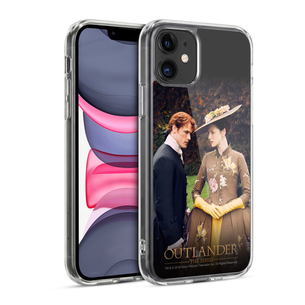 Outlander Characters Jamie And Claire Soft Gel Case for Apple iPhone 11