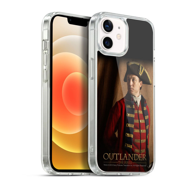 Outlander Characters Jonathan Randall Portrait Soft Gel Case for Apple iPhone 12 / iPhone 12 Pro & MagSafe