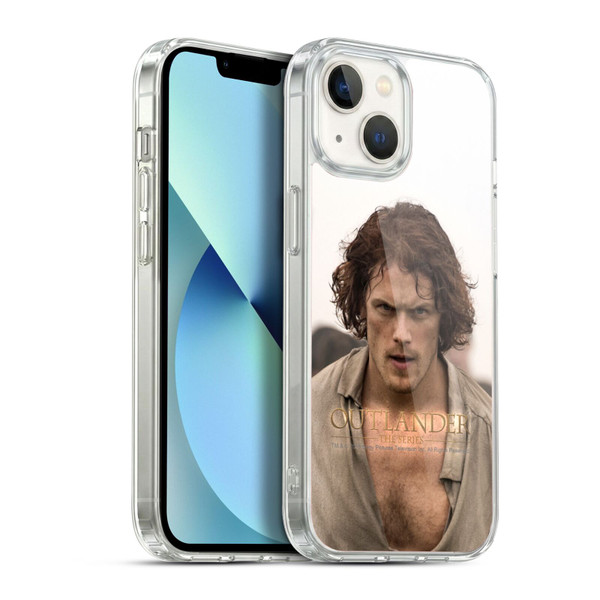 Outlander Characters Jamie Rough Soft Gel Case for Apple iPhone 13