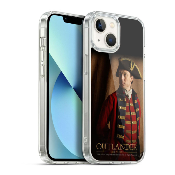 Outlander Characters Jonathan Randall Portrait Soft Gel Case for Apple iPhone 13