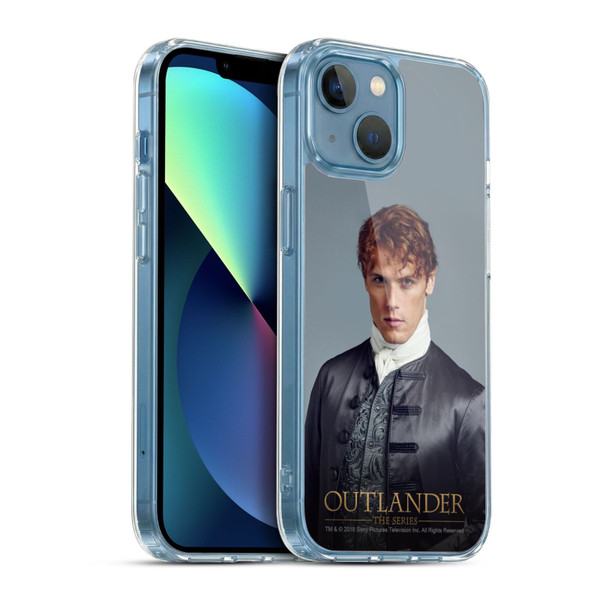 Outlander Characters Jamie Formal Soft Gel Case for Apple iPhone 13 Mini & MagSafe