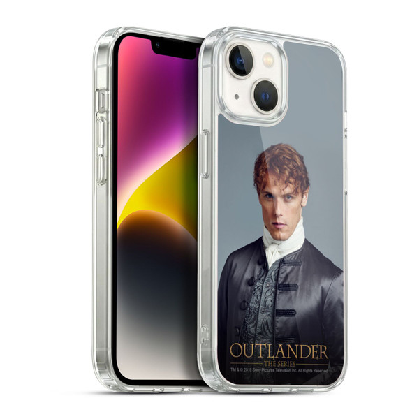 Outlander Characters Jamie Formal Soft Gel Case for Apple iPhone 14