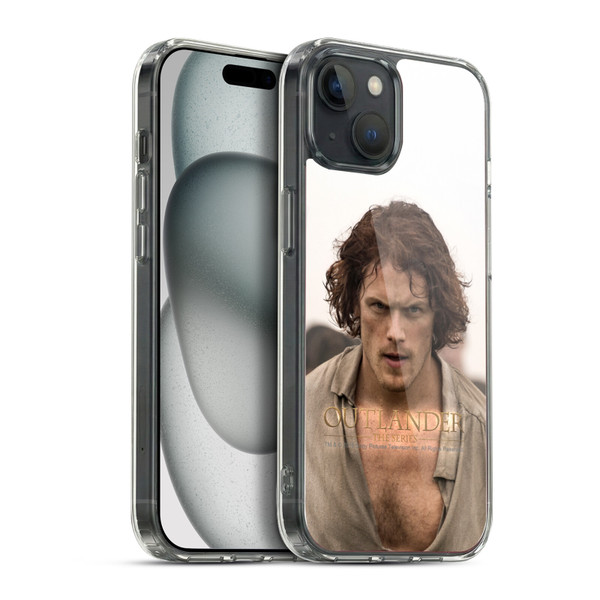 Outlander Characters Jamie Rough Soft Gel Case for Apple iPhone 15 Plus & MagSafe