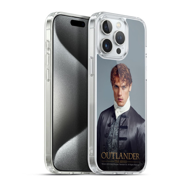 Outlander Characters Jamie Formal Soft Gel Case for Apple iPhone 15 Pro Max & MagSafe