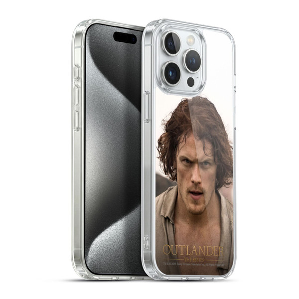 Outlander Characters Jamie Rough Soft Gel Case for Apple iPhone 15 Pro Max & MagSafe
