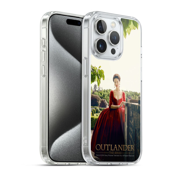 Outlander Characters Claire Fraser Soft Gel Case for Apple iPhone 15 Pro & MagSafe