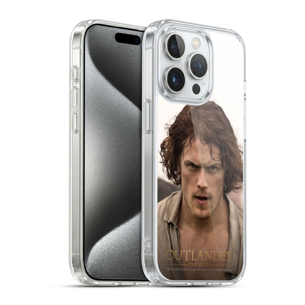 Outlander Characters Jamie Rough Soft Gel Case for Apple iPhone 15 Pro & MagSafe