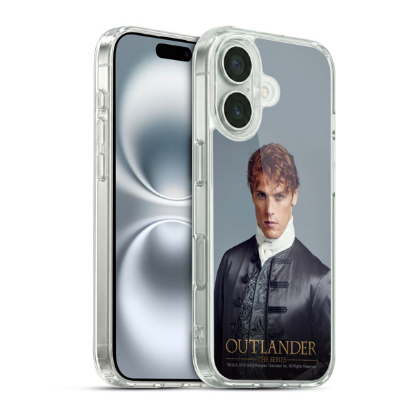 Outlander Characters Jamie Formal Soft Gel Case for Apple iPhone 16 & MagSafe