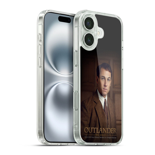 Outlander Characters Frank Randall Soft Gel Case for Apple iPhone 16 Plus & MagSafe