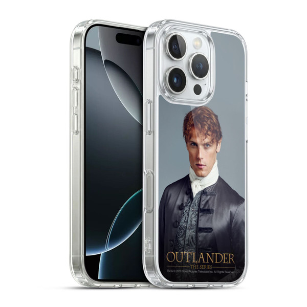 Outlander Characters Jamie Formal Soft Gel Case for Apple iPhone 16 Pro & MagSafe