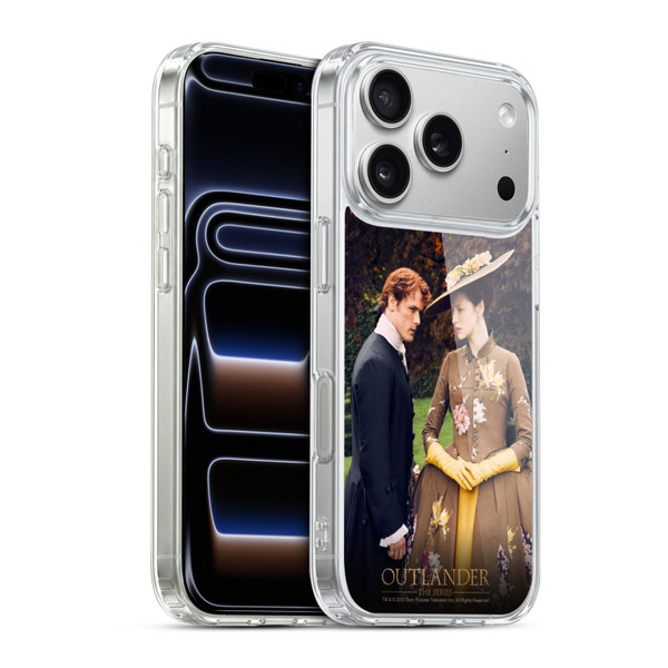Outlander Characters Jamie And Claire Soft Gel Case for Apple iPhone 17 Pro