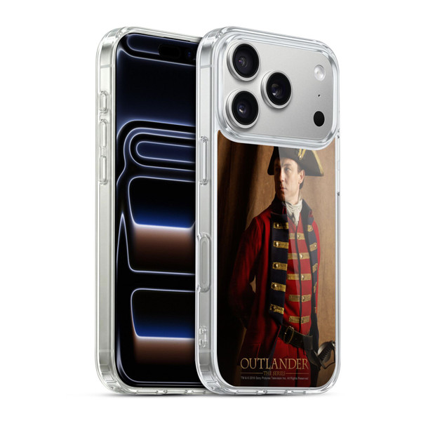 Outlander Characters Jonathan Randall Portrait Soft Gel Case for Apple iPhone 17 Pro