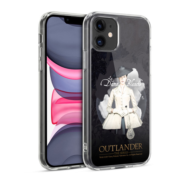 Outlander Portraits La Dame Blanche Soft Gel Case for Apple iPhone 11