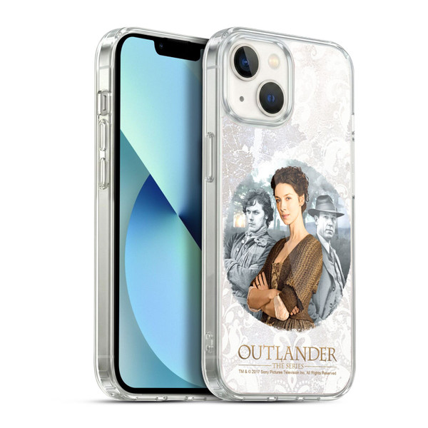 Outlander Portraits Claire, Jamie & Frank Soft Gel Case for Apple iPhone 13