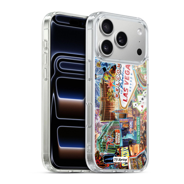 P.D. Moreno Cities Las Vegas 1 Soft Gel Case for Apple iPhone 17 Pro