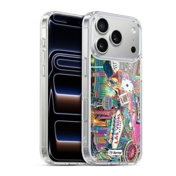 P.D. Moreno Cities Las Vegas 2 Soft Gel Case for Apple iPhone 17 Pro