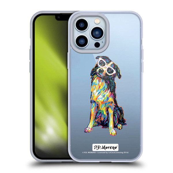 P.D. Moreno Dogs Border Collie Soft Gel Case for Apple iPhone 13 Pro Max & MagSafe