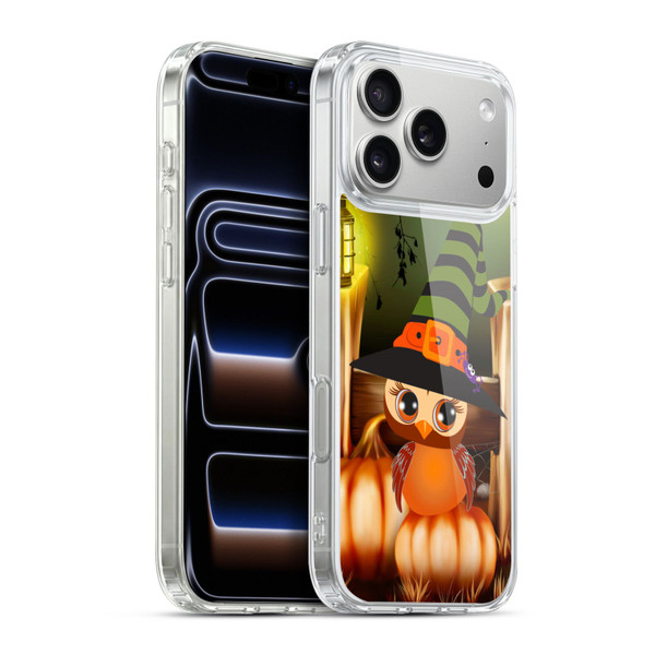 Simone Gatterwe Halloween Owl Soft Gel Case for Apple iPhone 17 Pro Max