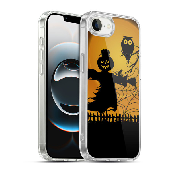 Simone Gatterwe Halloween Scarecrow Soft Gel Case for Apple iPhone 16e / Apple iPhone 17e & MagSafe