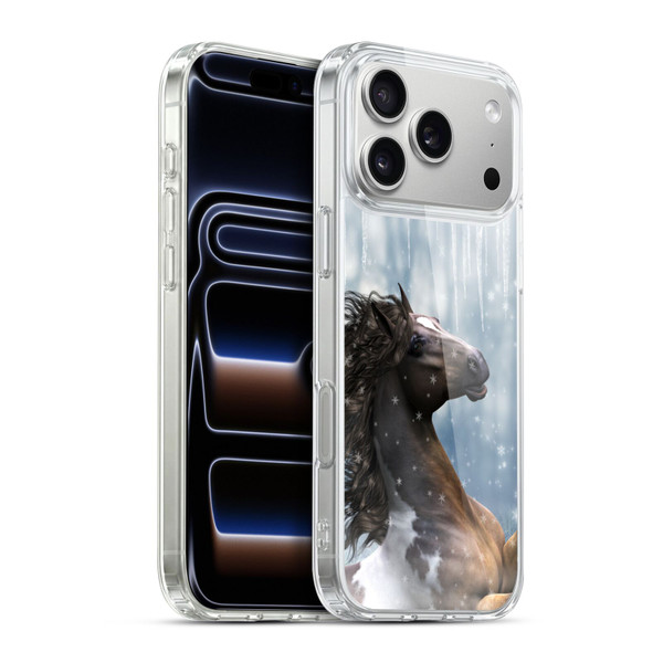 Simone Gatterwe Horses In The Snow Soft Gel Case for Apple iPhone 17 Pro Max