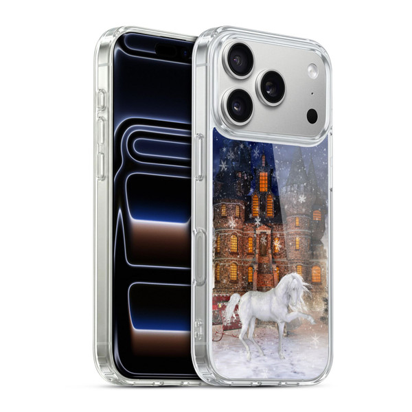 Simone Gatterwe Horses Christmas Time Soft Gel Case for Apple iPhone 17 Pro