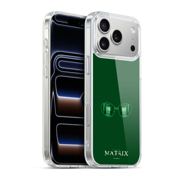 The Matrix Key Art Glass Soft Gel Case for Apple iPhone 17 Pro Max