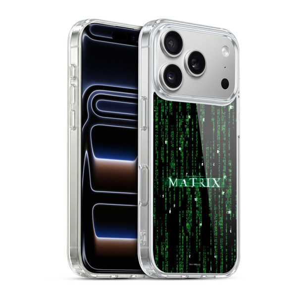 The Matrix Key Art Codes Soft Gel Case for Apple iPhone 17 Pro