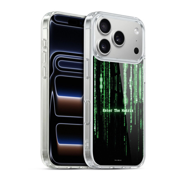 The Matrix Key Art Enter The Matrix Soft Gel Case for Apple iPhone 17 Pro