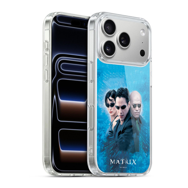 The Matrix Key Art Group 3 Soft Gel Case for Apple iPhone 17 Pro