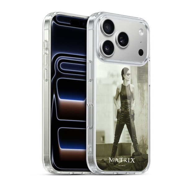 The Matrix Key Art Trinity Soft Gel Case for Apple iPhone 17 Pro