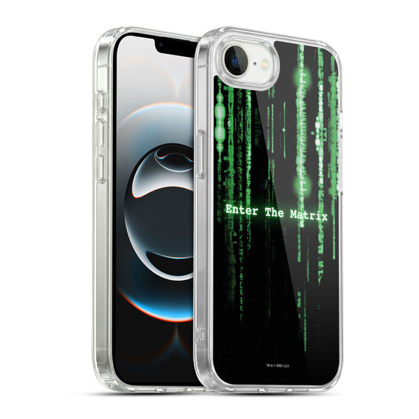 The Matrix Key Art Enter The Matrix Soft Gel Case for Apple iPhone 16e / Apple iPhone 17e & MagSafe