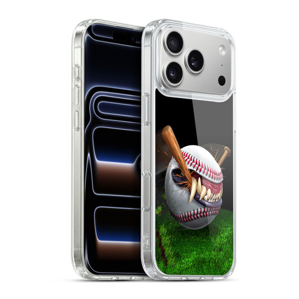 Tom Wood Monsters Baseball Soft Gel Case for Apple iPhone 17 Pro Max