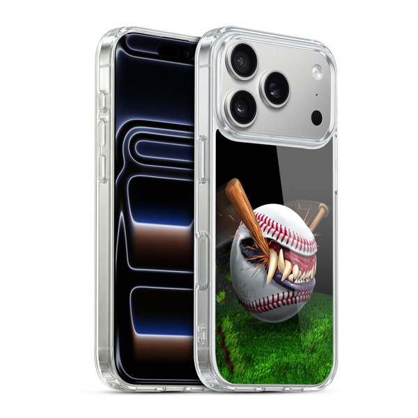 Tom Wood Monsters Baseball Soft Gel Case for Apple iPhone 17 Pro